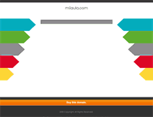 Tablet Screenshot of milaula.com